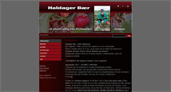 Desktop Screenshot of haldager.dk