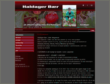 Tablet Screenshot of haldager.dk
